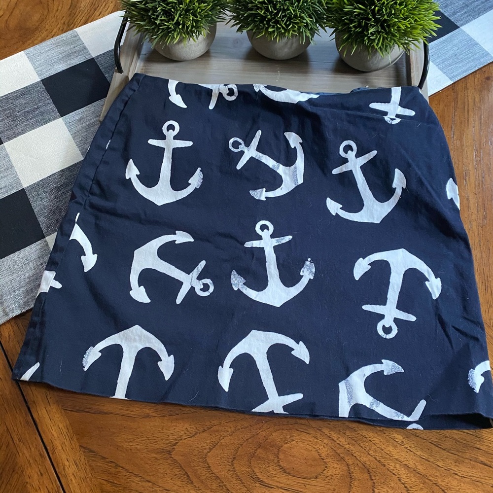 EUC JCrew Anchor Mini skirt -Sz2 - Picture 1 of 3